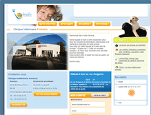 Tablet Screenshot of clinique-veterinaire-animalis.com